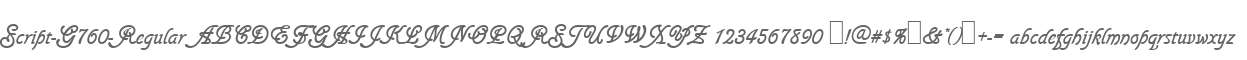Script-G760-Regular
