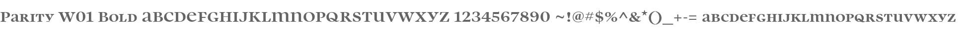 Parity W01 Bold