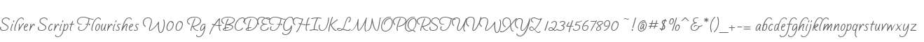 Silver Script Flourishes W00 Rg