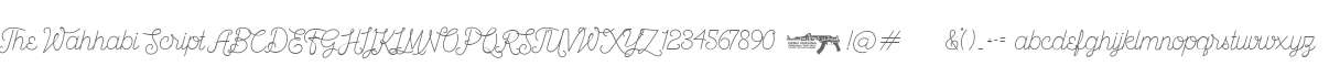 The Wahhabi Script