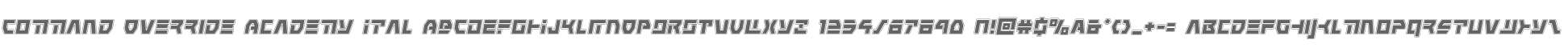 Command Override Academy Ital