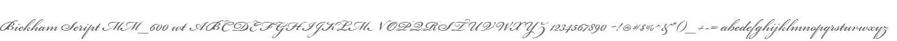 Bickham Script MM_600 wt