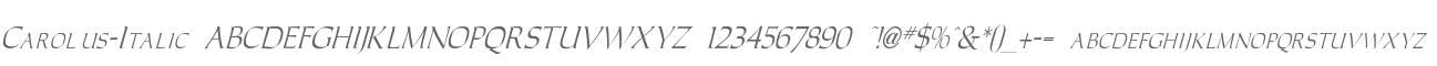 Carolus-Italic