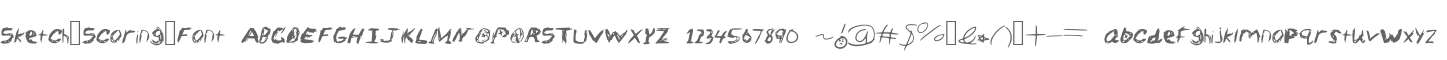 Sketch_Scoring_Font