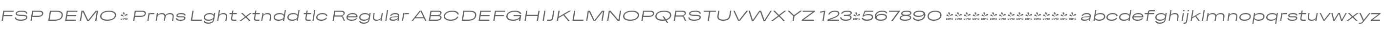 FSP DEMO - Prms Lght xtndd tlc