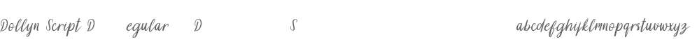 Dollyn Script DEMO Regular