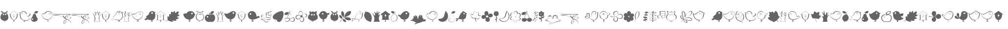 Nido W00 Dingbats