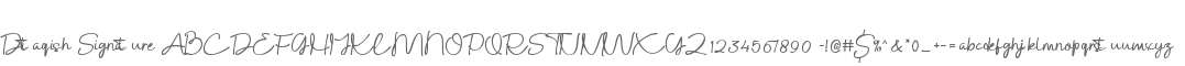 Ditaqish Signature