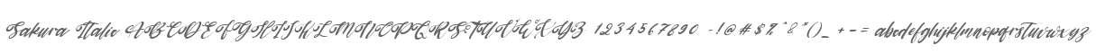 Sakura Italic
