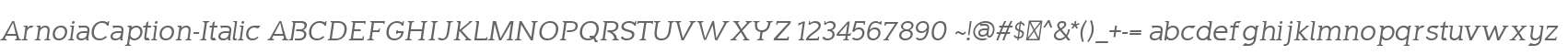 ArnoiaCaptionItalic