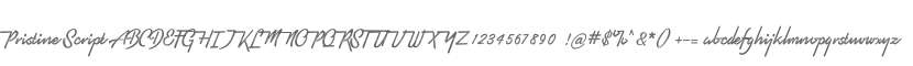 Pristine Script