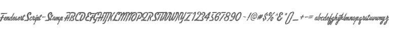 Fendesert Script