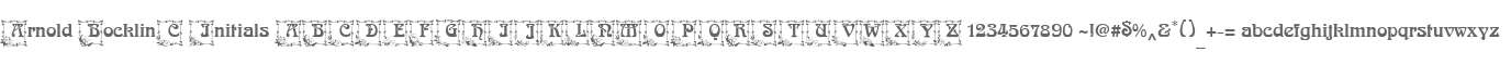 Arnold BocklinC Initials