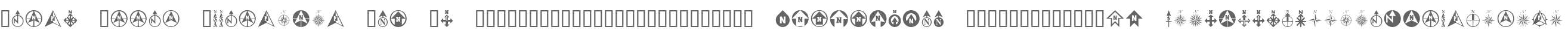 North Arrow Assortment W95 Rg