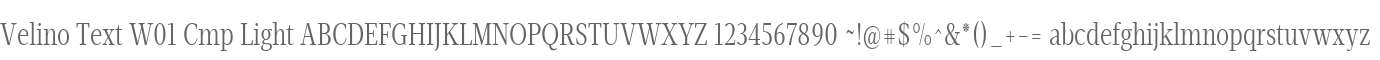 Velino Text W01 Cmp Light
