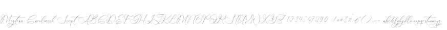 Megitran Carolinesh Script