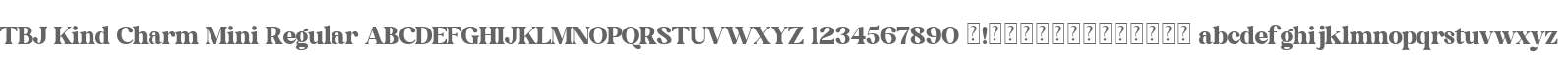 TBJ Kind Charm Mini