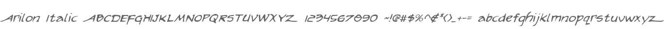 Arilon Italic