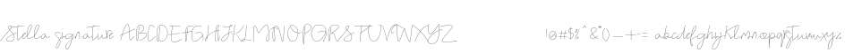 Stella signature