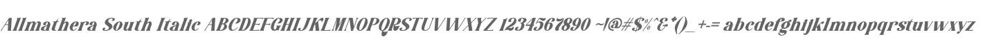 Allmathera South Italic