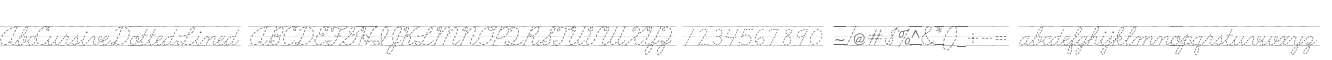 AbcCursiveDottedLined