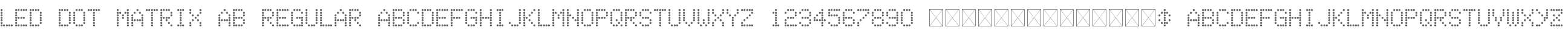 LED Dot Matrix AB