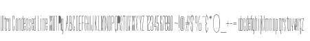 Ultra Condensed Line W01 Rg