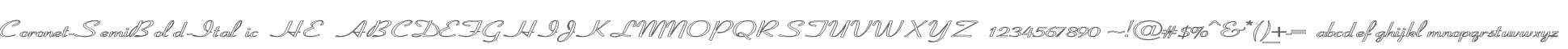 Coronet-SemiBold-Italic HE