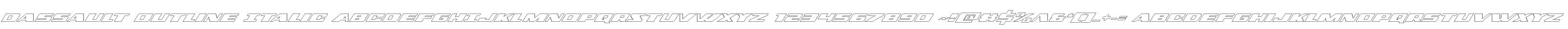 Dassault Outline Italic