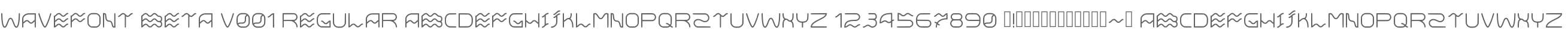 Wavefont Beta V001