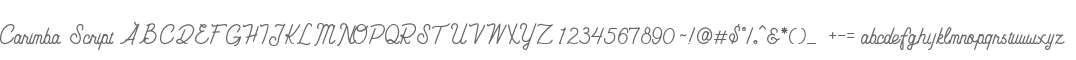 Carimba Script
