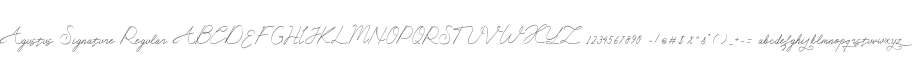 Agustus Signature