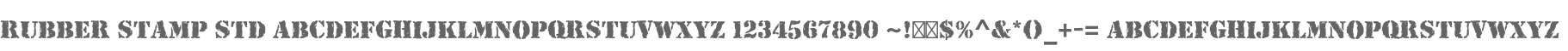 Rubber Stamp Std
