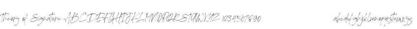 Theory of Signature