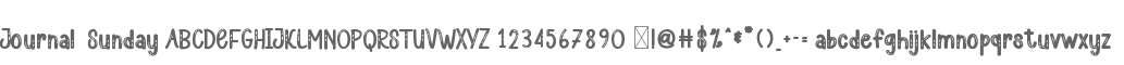 Journal  Sunday