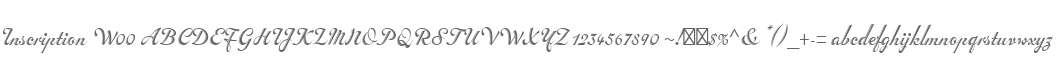 Inscription W00