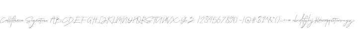 Callifornia Signature