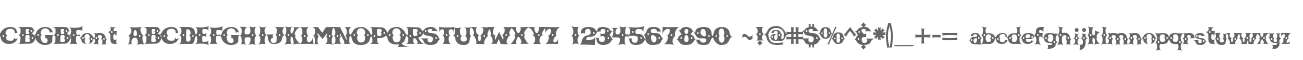 CBGBFont