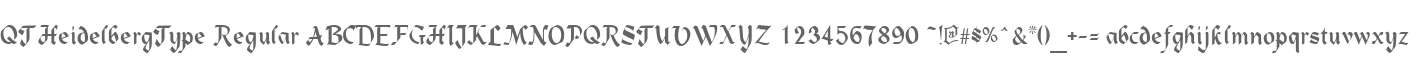 QTHeidelbergType Regular