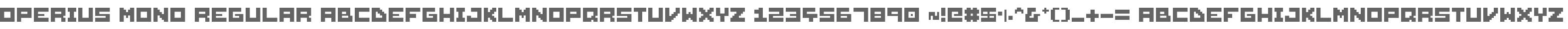 Operius Mono