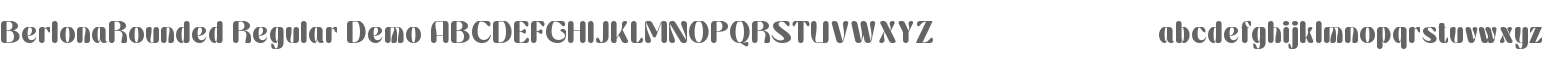 Berlona Rounded Demo