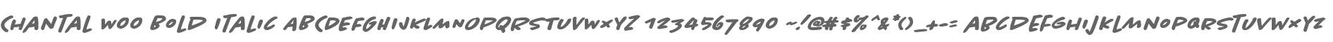 Chantal W00 Bold Italic