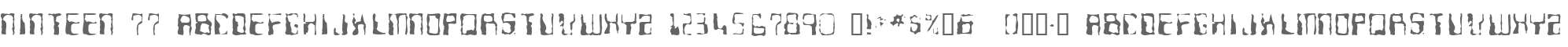 Ninteen 77