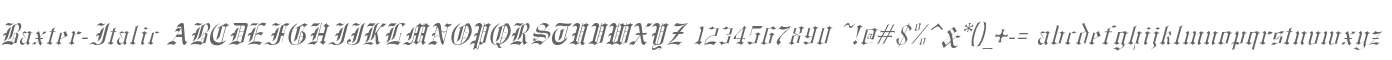 Baxter-Italic