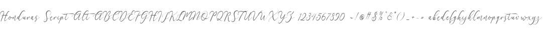 Honduras Script Alt