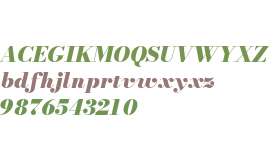 Bodoni* 11 Fatface Italic