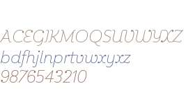 Kleide Trial Thin Italic