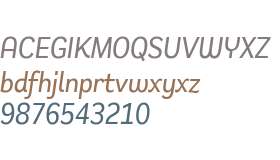 Remora Sans W1 Medium Italic