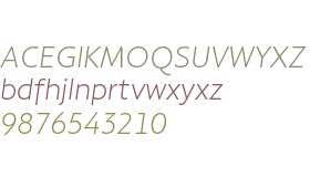 Compasso Test ExtraLight Italic