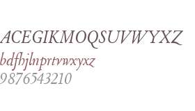 LTC Cloister W01 Italic